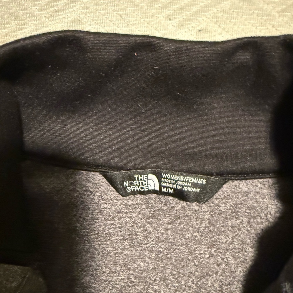 The North Face Black and Gray Fleece Jacket